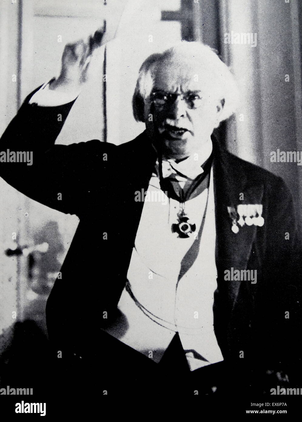 David Lloyd George, primo Earl Lloyd-George di Dwyfor, OM PC (17 gennaio 1863 - 26 Marzo 1945) era un liberale britannico politico e statista Foto Stock