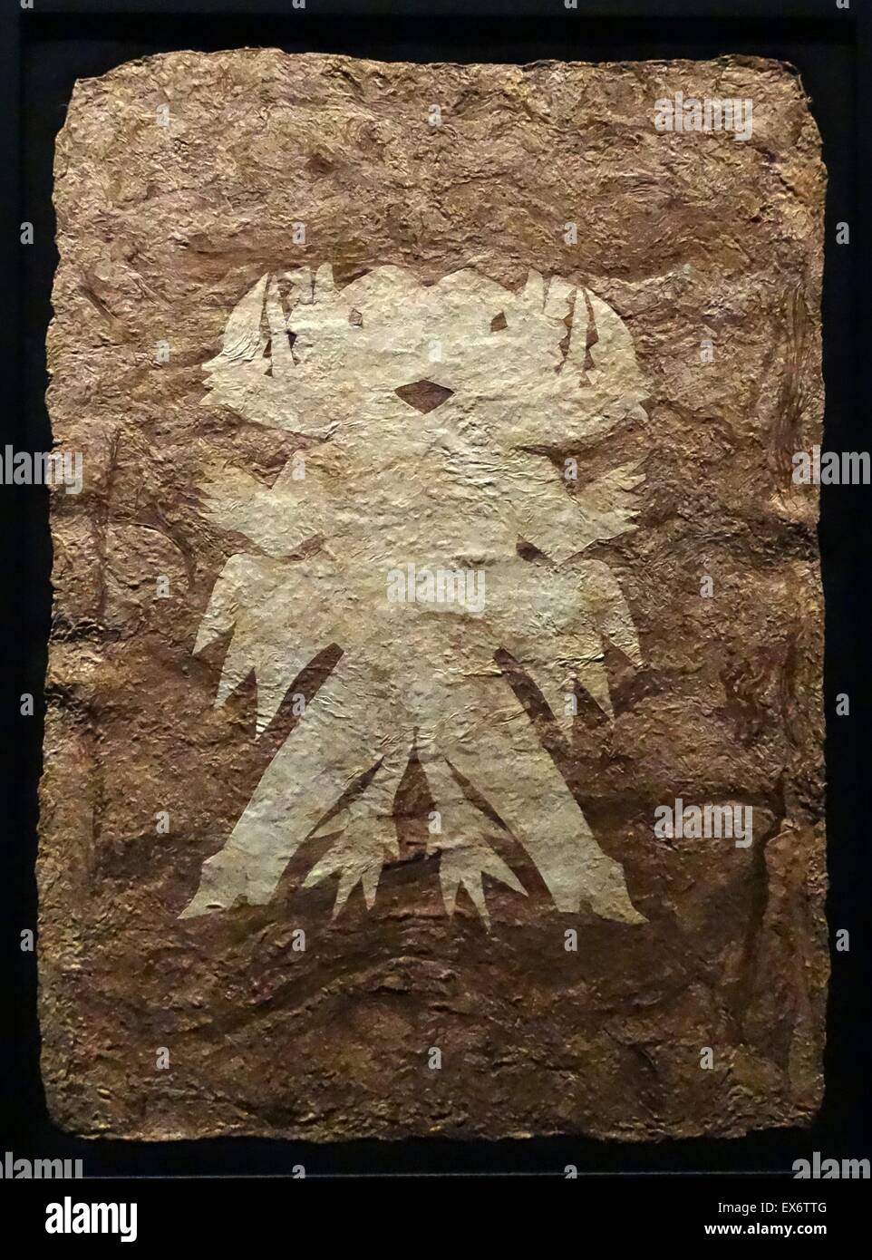 Carta idoli del Messico. Parte di una serie di carta idoli che illustrano una serie di icone dal diavolo per gli aspetti di natura. Dal Messico. Foto Stock
