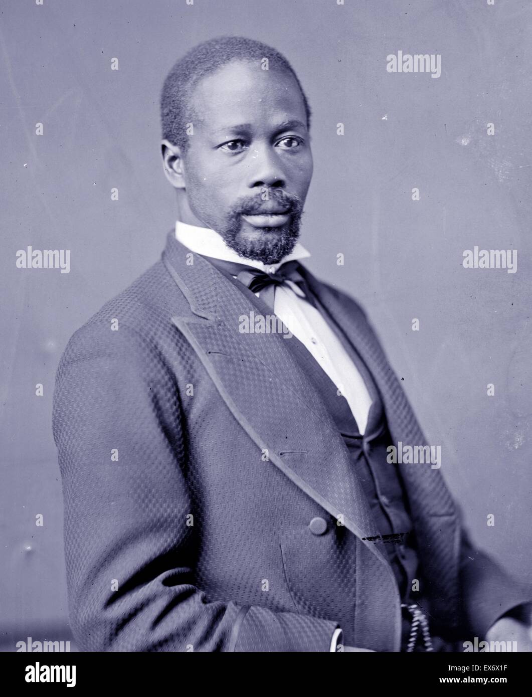 Stampa fotografica di deputati Geremia Haralson (1846-1916) tra il primo afro-americano di dieci membri del Congresso degli Stati Uniti. Datato 1878 Foto Stock