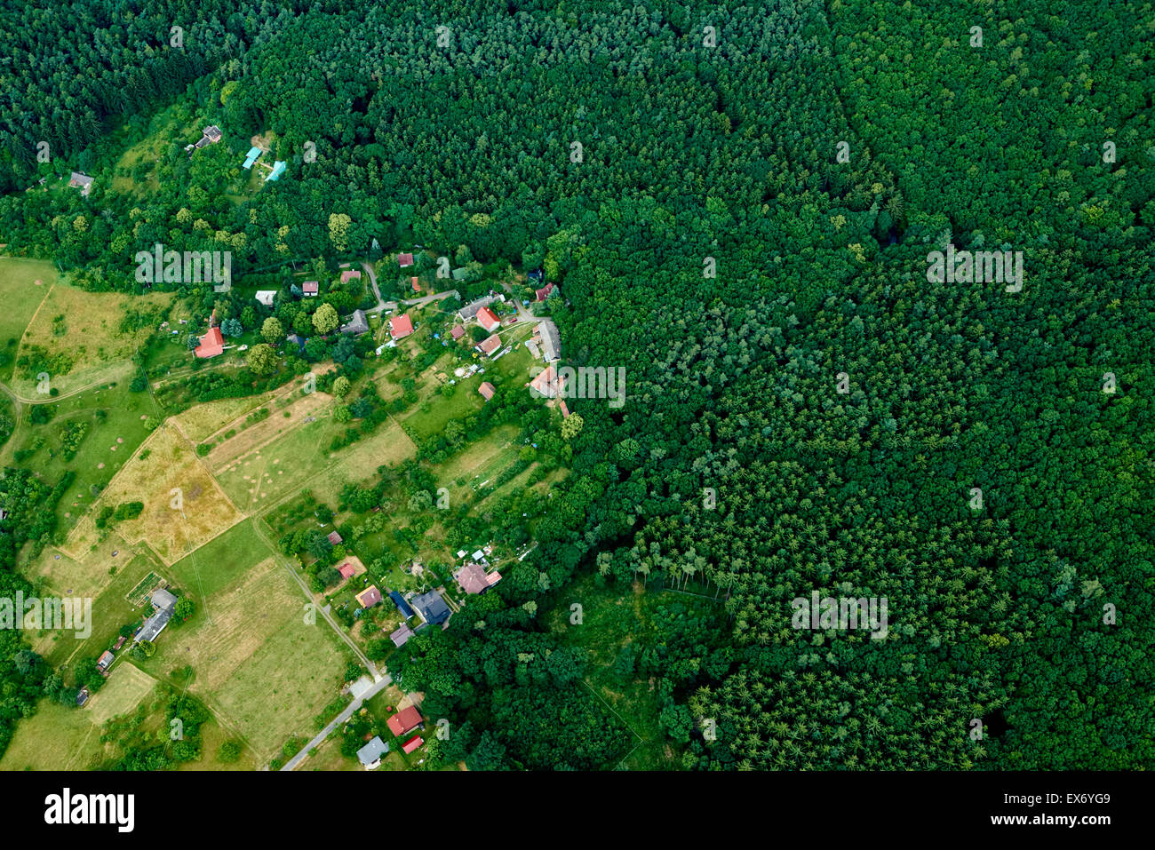 Europa, vista aerea Foto Stock
