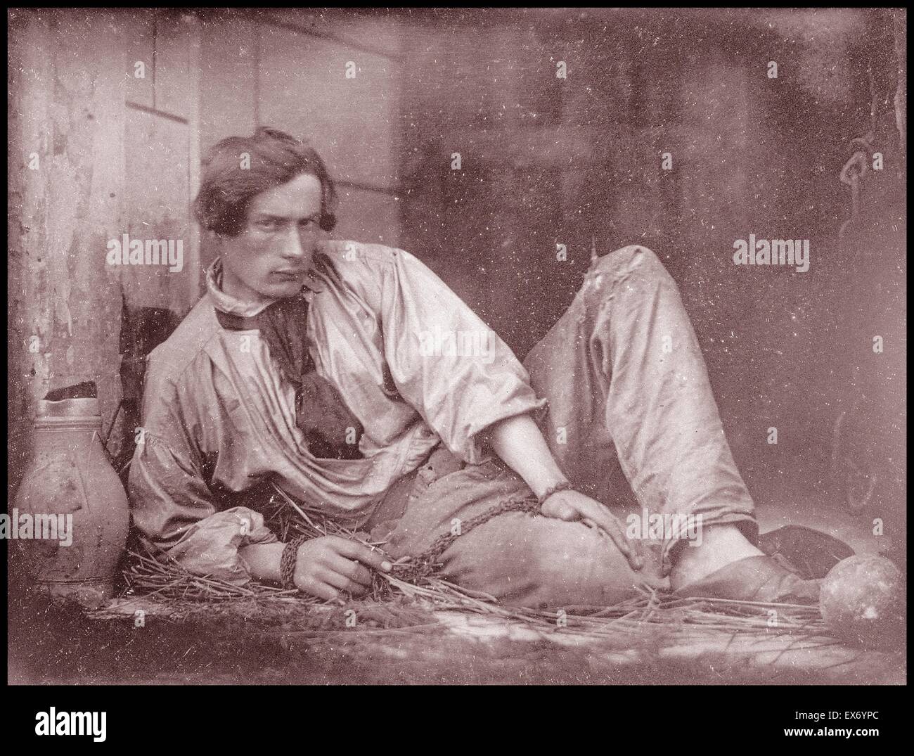 Musee D d'Orsay, Parigi. Louis Dodier come un prigioniero, 1847. Fotografia datata 1847 da Louis Adolphe de Hubert molare. Foto Stock