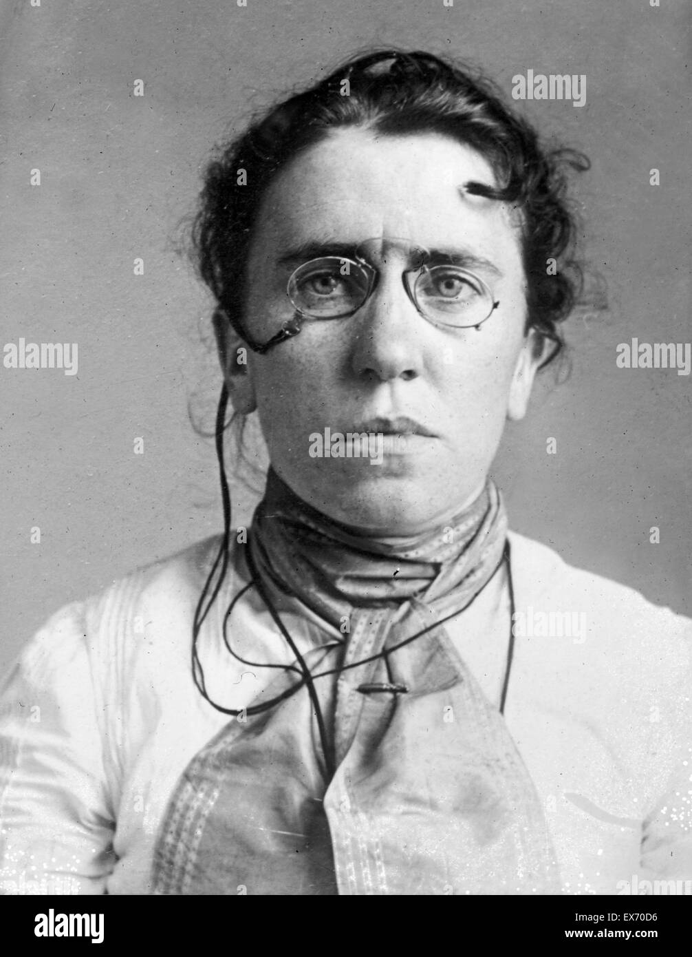 Emma Goldman (1869 - 1940) era un anarchico noto per il suo attivismo politico e la scrittura e discorsi. Ha giocato un ruolo fondamentale nello sviluppo della politica anarchica filosofia in Nord America e in Europa Foto Stock