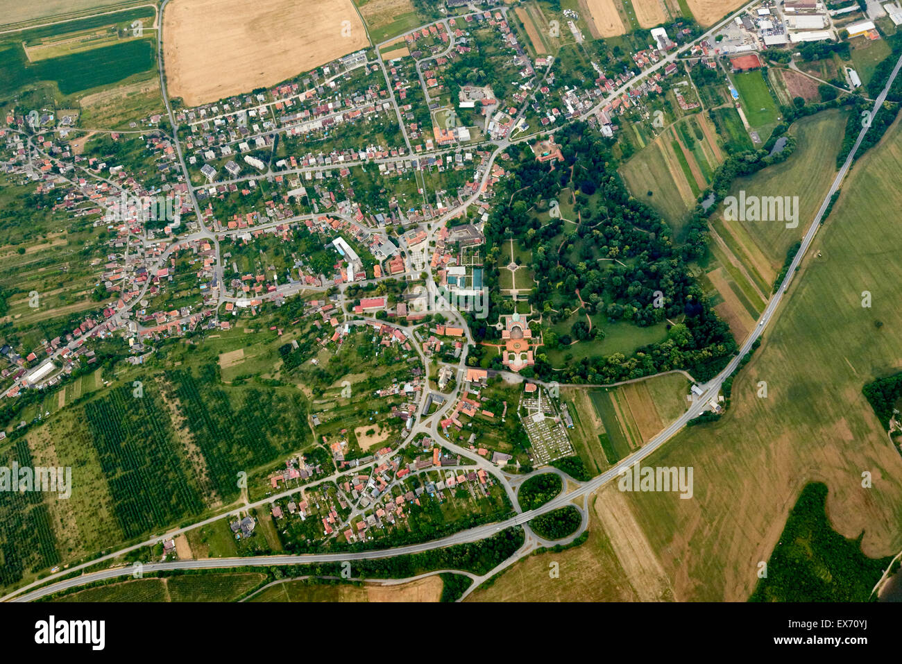 Europa, vista aerea Foto Stock