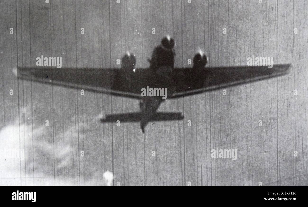 "Nazionalista Junker 52' aerei forniti dalla Germania alla forze franchisti nella Guerra Civile Spagnola Foto Stock