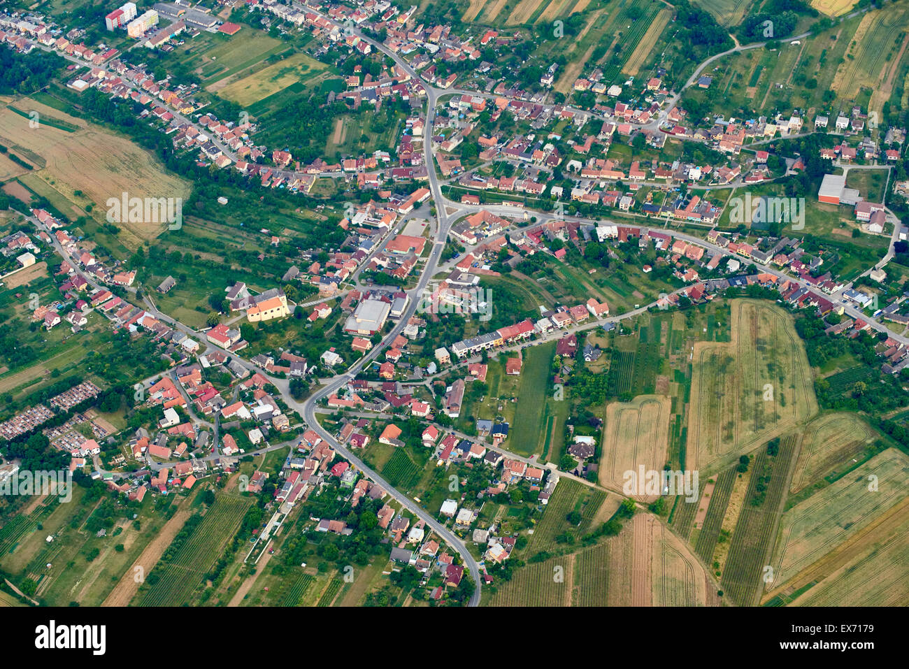 Europa, vista aerea Foto Stock
