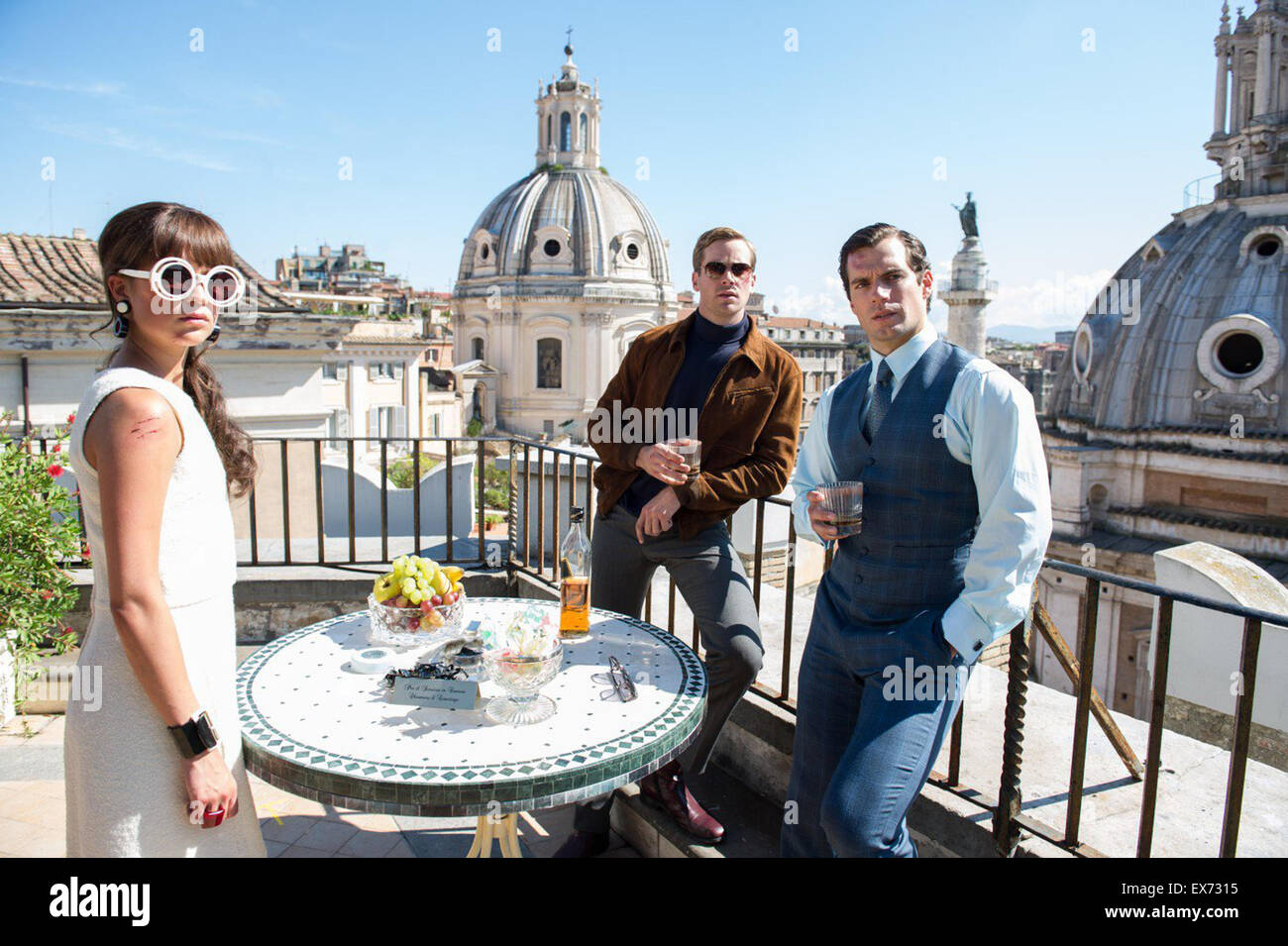 L'uomo da U.N.C.L.E. è una imminente spy-fi la commedia d'azione film diretto da Guy Ritchie. Questa fotografia è per il solo uso editoriale ed è il copyright del film company e/o il fotografo assegnato dal film o società di produzione e può essere riprodotto solo da pubblicazioni in congiunzione con la promozione del film di cui sopra. Un credito per il film company è richiesto. Il fotografo deve anche essere accreditato quando noto. Foto Stock