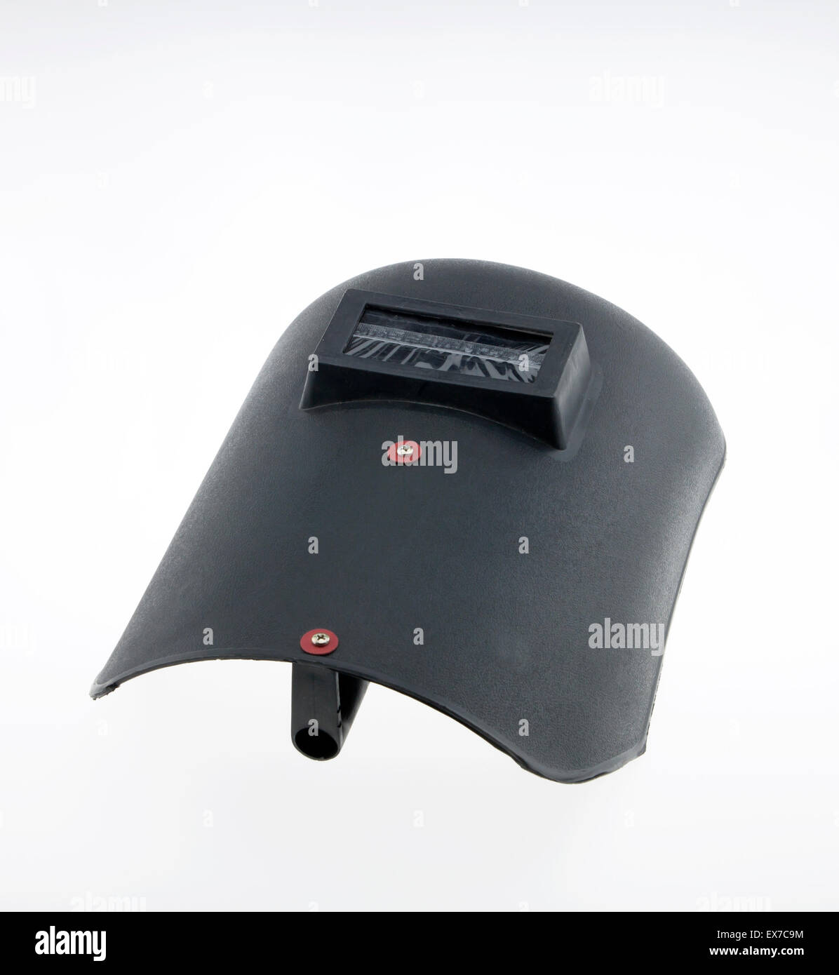 Nuova maschera di saldatura isolati su sfondo bianco. Foto Stock