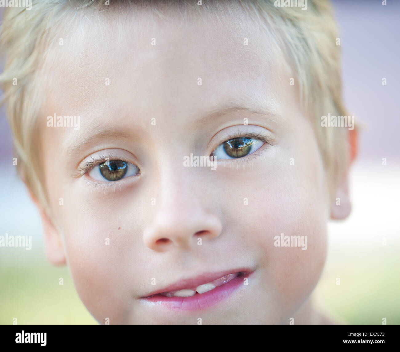 Happy little boy Foto Stock