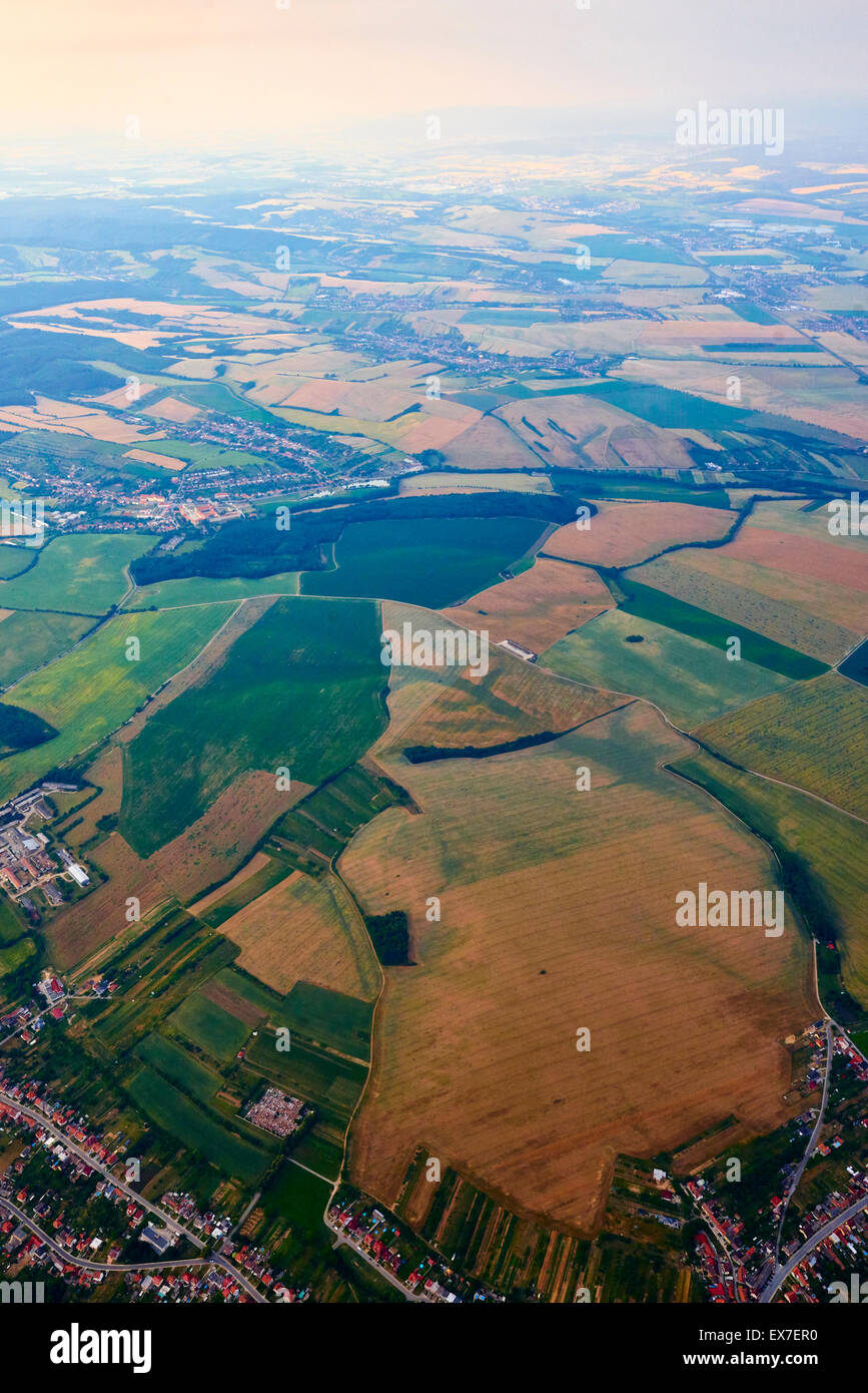 Europa, vista aerea Foto Stock
