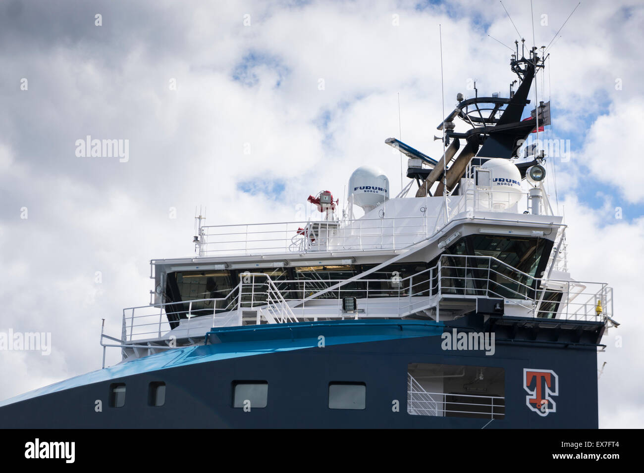 Troms Mira offshore vaso di alimentazione Foto Stock