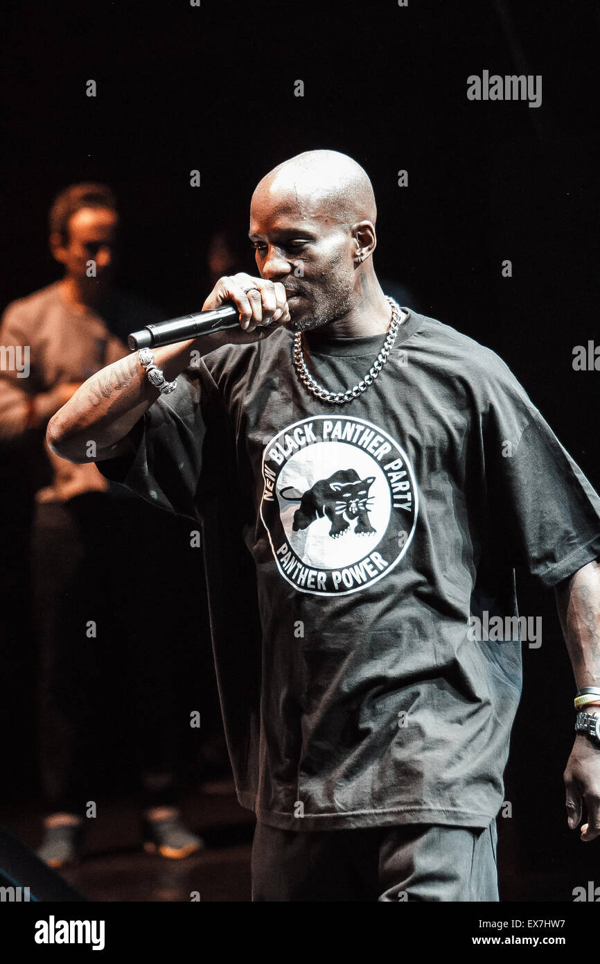 Mosca, Russia - 18 settembre, 2014 : Concerto del rapper famosi Earl Simmons noto come DMX alla Glavclub (ora Yotaspace) nightclub Foto Stock