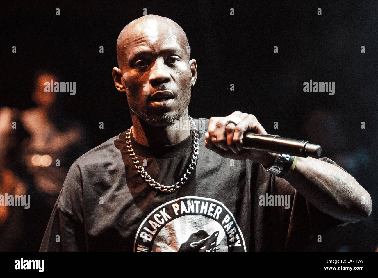 Mosca, Russia - 18 settembre, 2014 : Concerto del rapper famosi Earl Simmons noto come DMX alla Glavclub (ora Yotaspace) nightclub Foto Stock