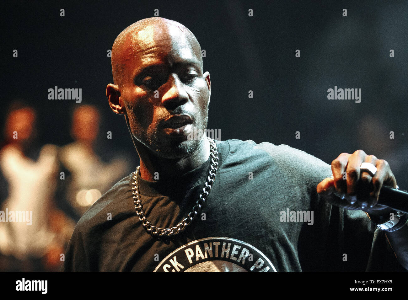 Mosca, Russia - 18 settembre, 2014 : Concerto del rapper famosi Earl Simmons noto come DMX alla Glavclub (ora Yotaspace) nightclub Foto Stock