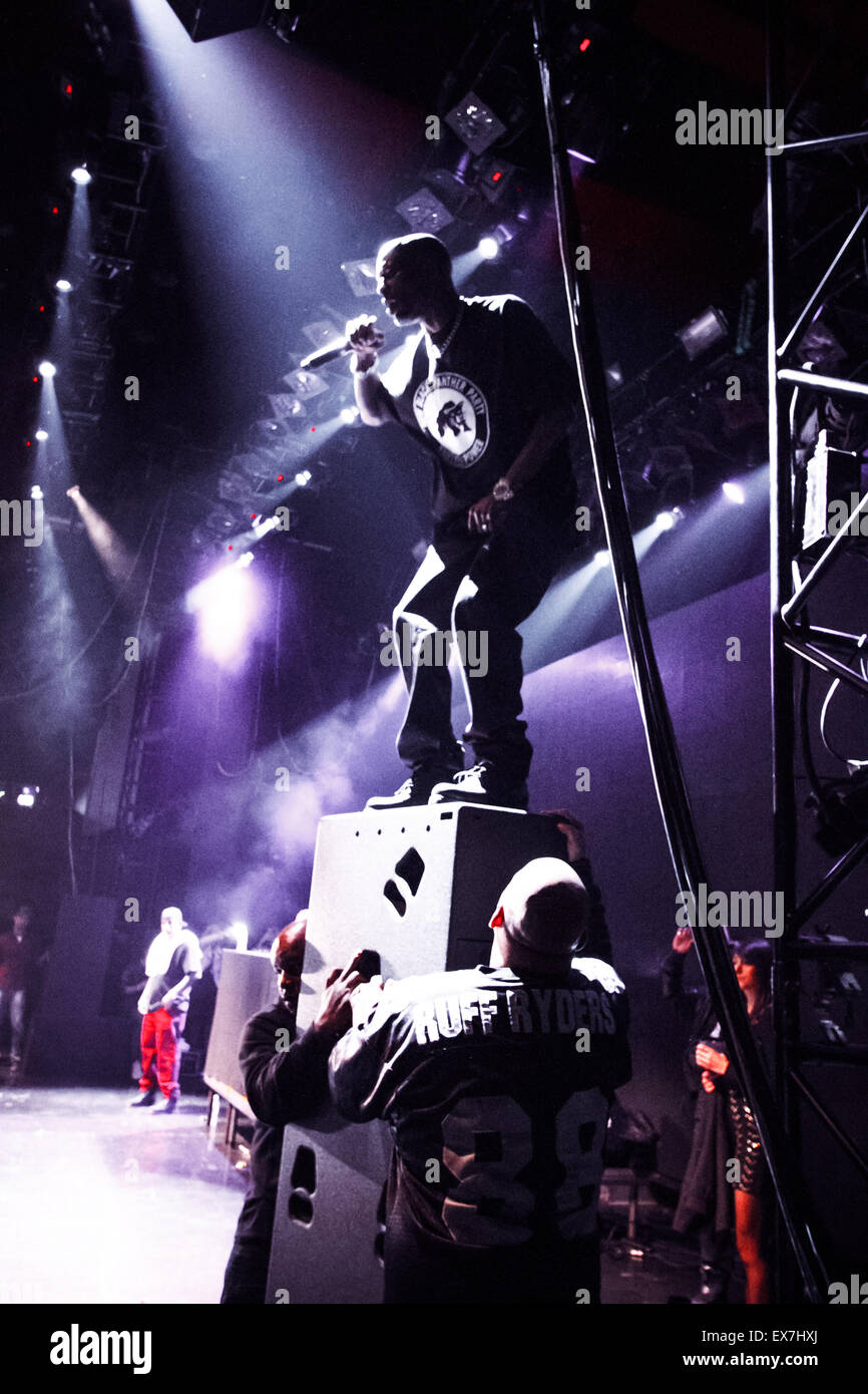 Mosca, Russia - 18 settembre, 2014 : Concerto del rapper famosi Earl Simmons noto come DMX alla Glavclub (ora Yotaspace) nightclub Foto Stock