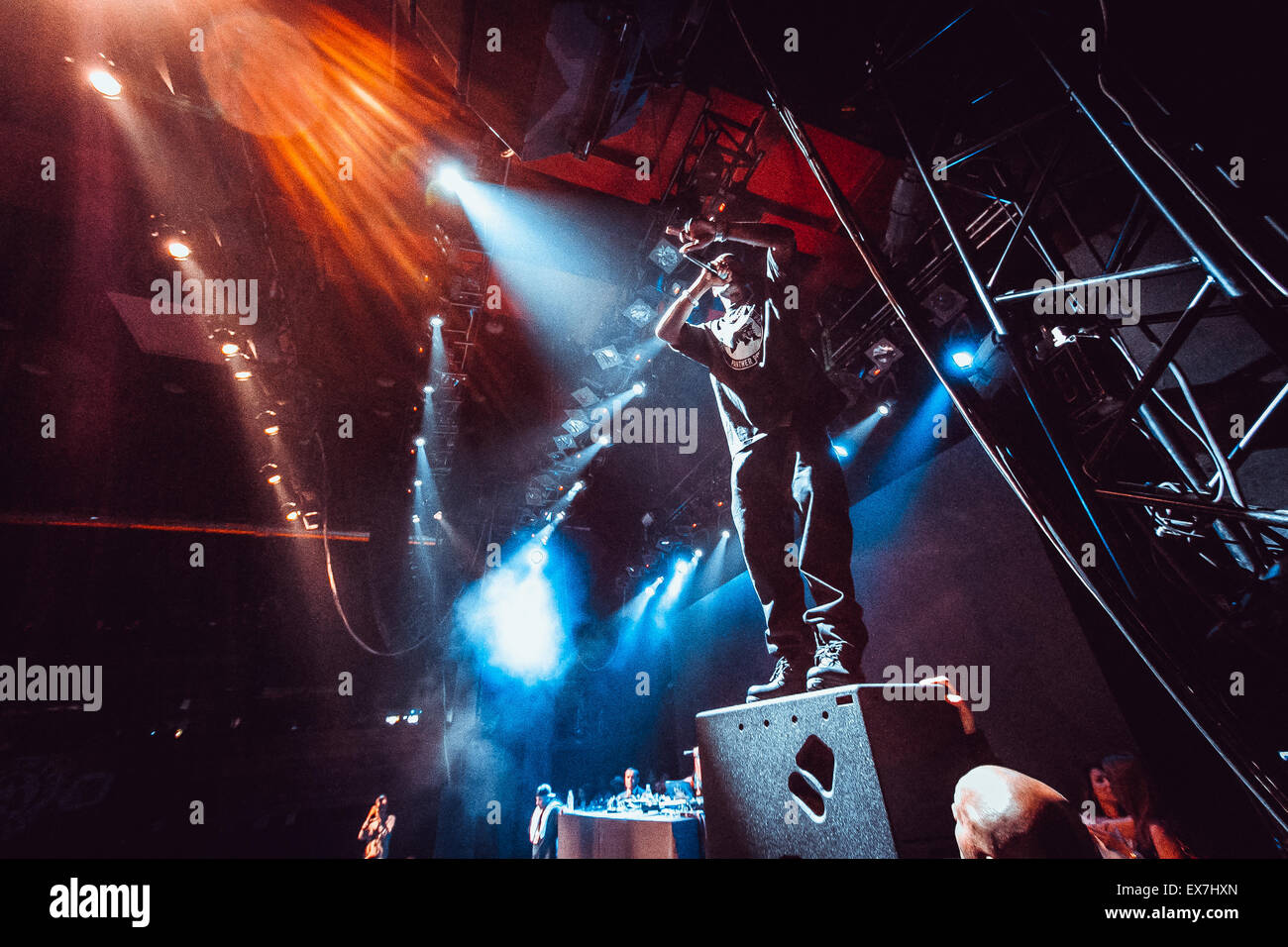 Mosca, Russia - 18 settembre, 2014 : Concerto del rapper famosi Earl Simmons noto come DMX alla Glavclub (ora Yotaspace) nightclub Foto Stock