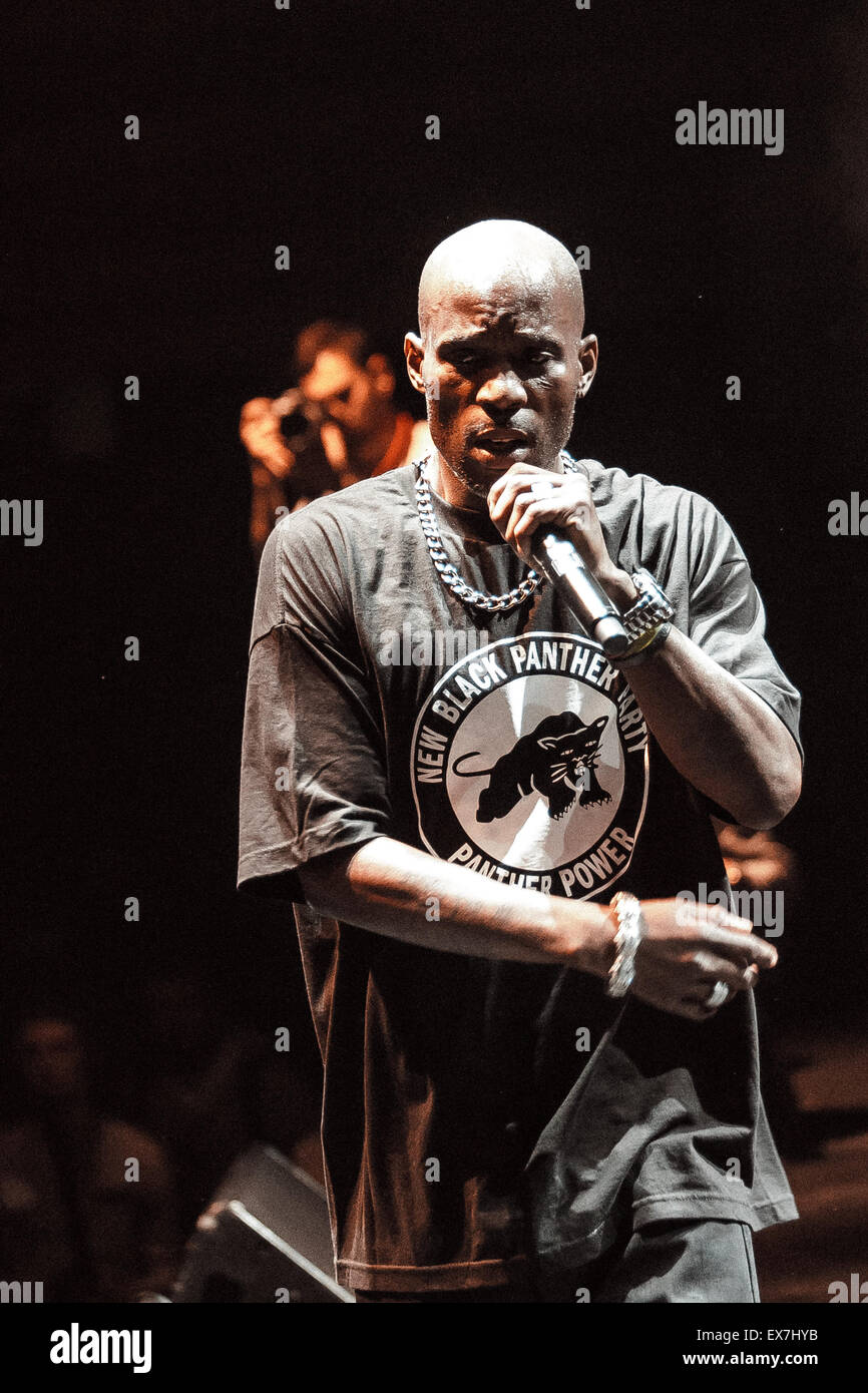 Mosca, Russia - 18 settembre, 2014 : Concerto del rapper famosi Earl Simmons noto come DMX alla Glavclub (ora Yotaspace) nightclub Foto Stock