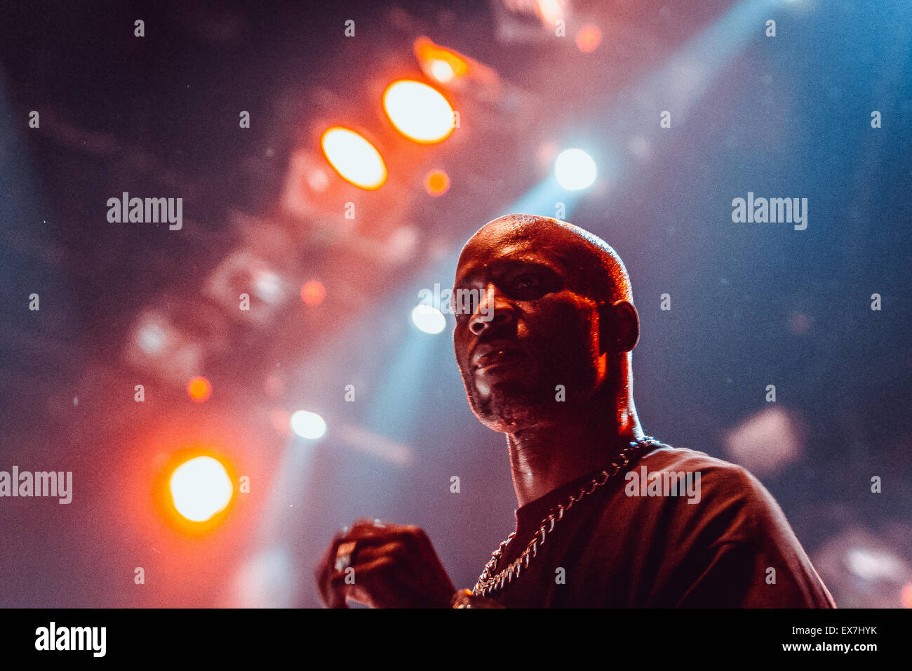 Mosca, Russia - 18 settembre, 2014 : Concerto del rapper famosi Earl Simmons noto come DMX alla Glavclub (ora Yotaspace) nightclub Foto Stock