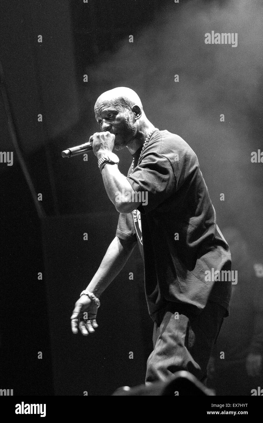 Mosca, Russia - 18 settembre, 2014 : Concerto del rapper famosi Earl Simmons noto come DMX alla Glavclub (ora Yotaspace) nightclub Foto Stock