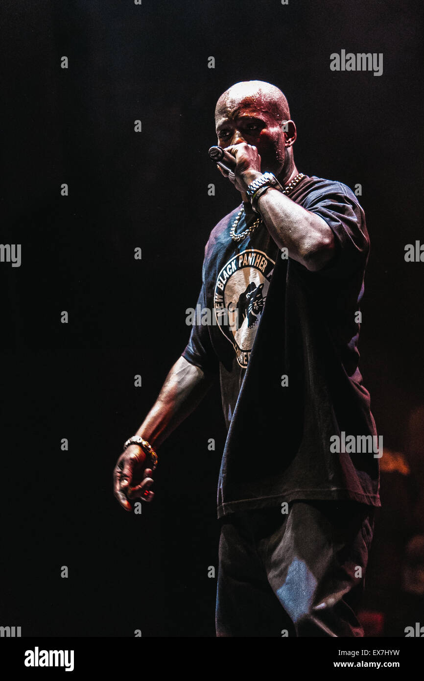 Mosca, Russia - 18 settembre, 2014 : Concerto del rapper famosi Earl Simmons noto come DMX alla Glavclub (ora Yotaspace) nightclub Foto Stock