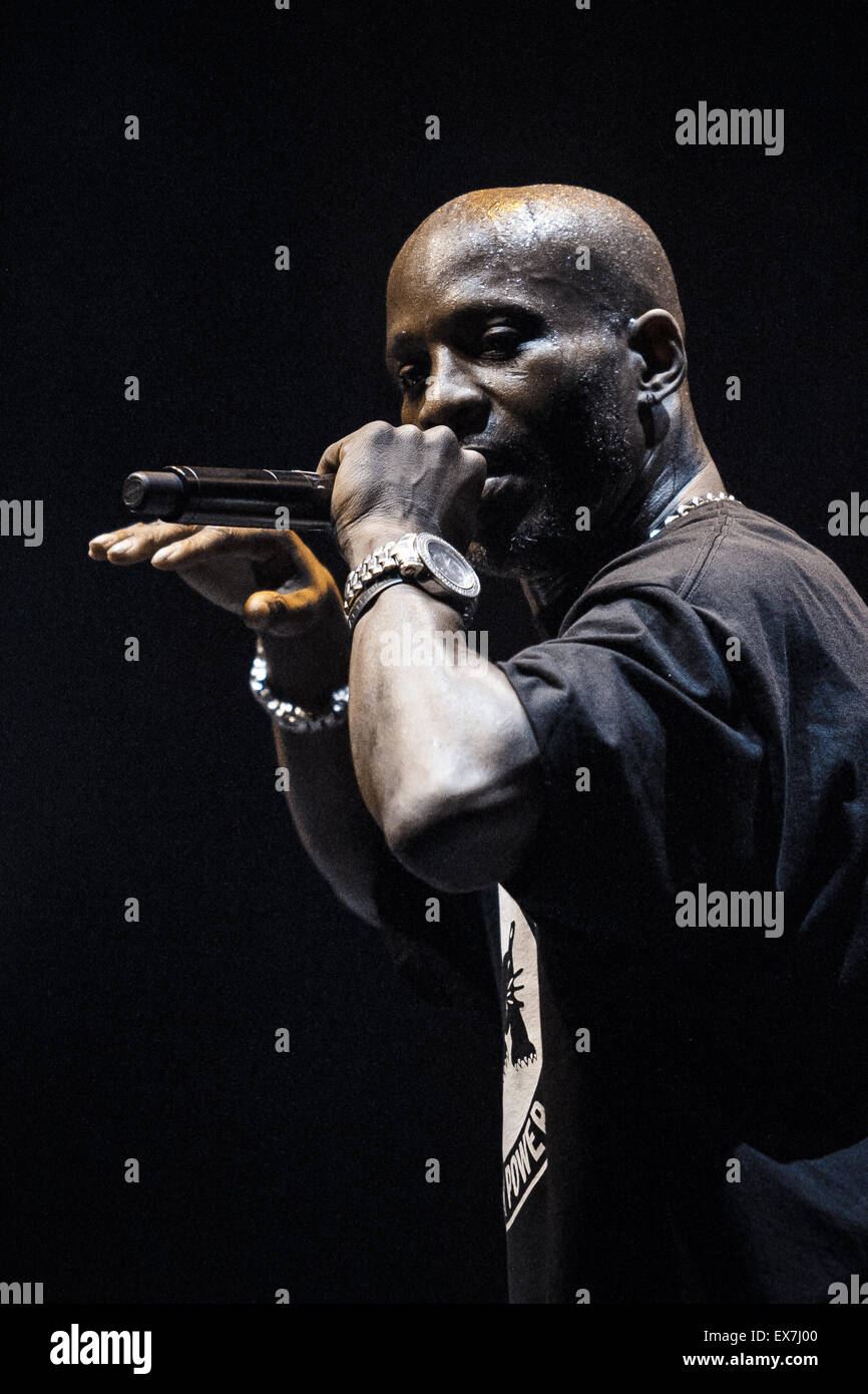 Mosca, Russia - 18 settembre, 2014 : Concerto del rapper famosi Earl Simmons noto come DMX alla Glavclub (ora Yotaspace) nightclub Foto Stock