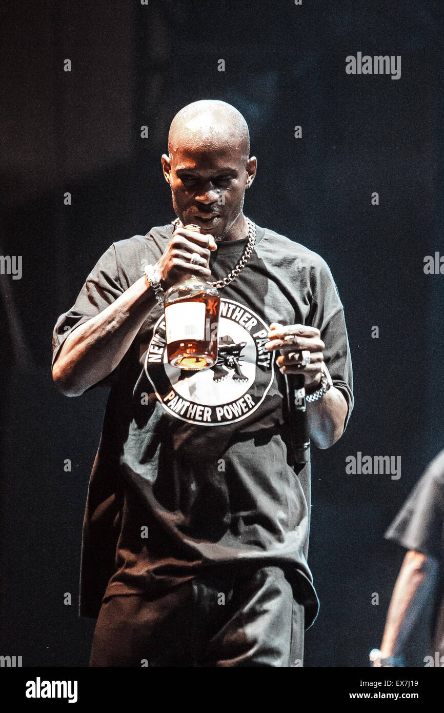 Mosca, Russia - 18 settembre, 2014 : Concerto del rapper famosi Earl Simmons noto come DMX alla Glavclub (ora Yotaspace) nightclub Foto Stock