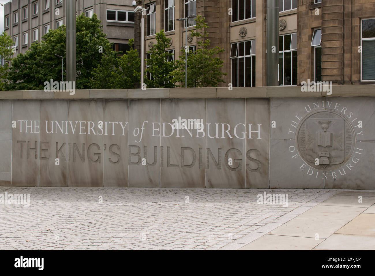 Università di Edimburgo - Il Re degli edifici di segno Foto Stock
