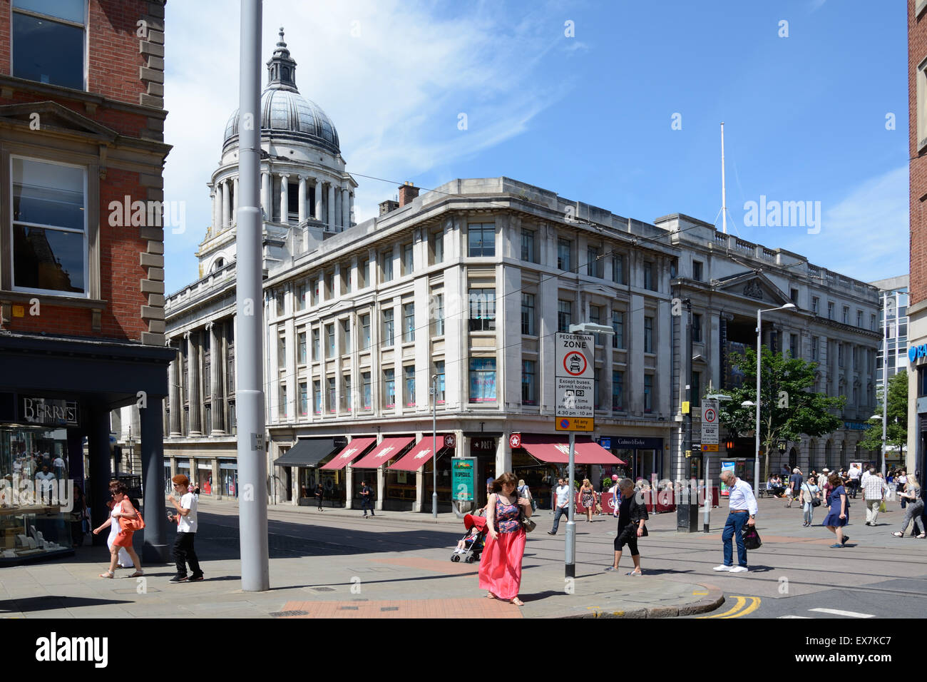 Lo scambio, Nottingham, Inghilterra. Foto Stock