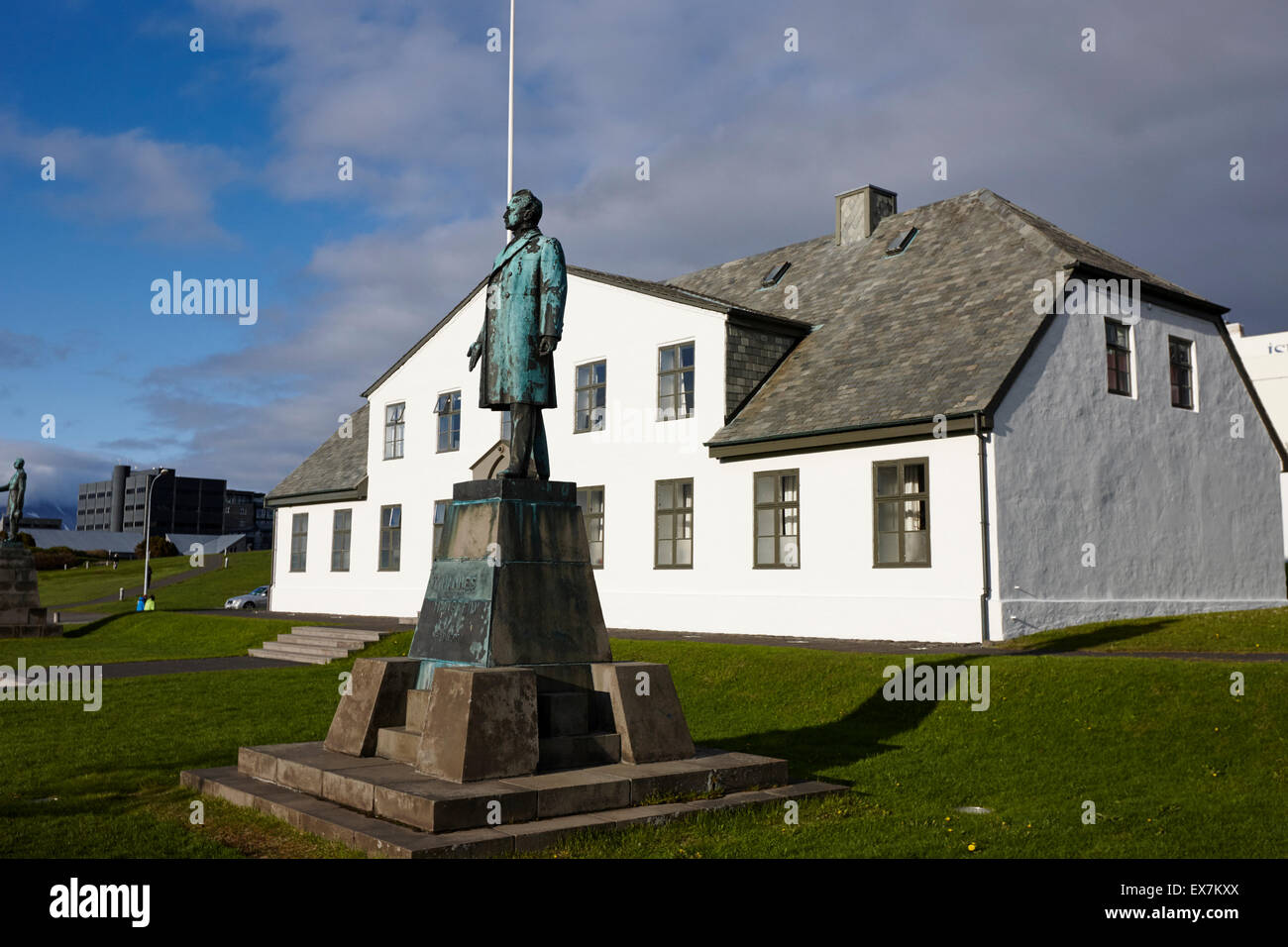 Governo Stjornarradid casa ufficio del Primo ministro Reykjavik Islanda Foto Stock