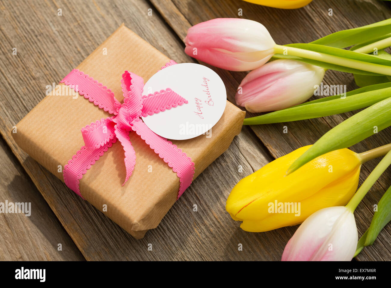 Presente per la Festa della mamma Foto Stock