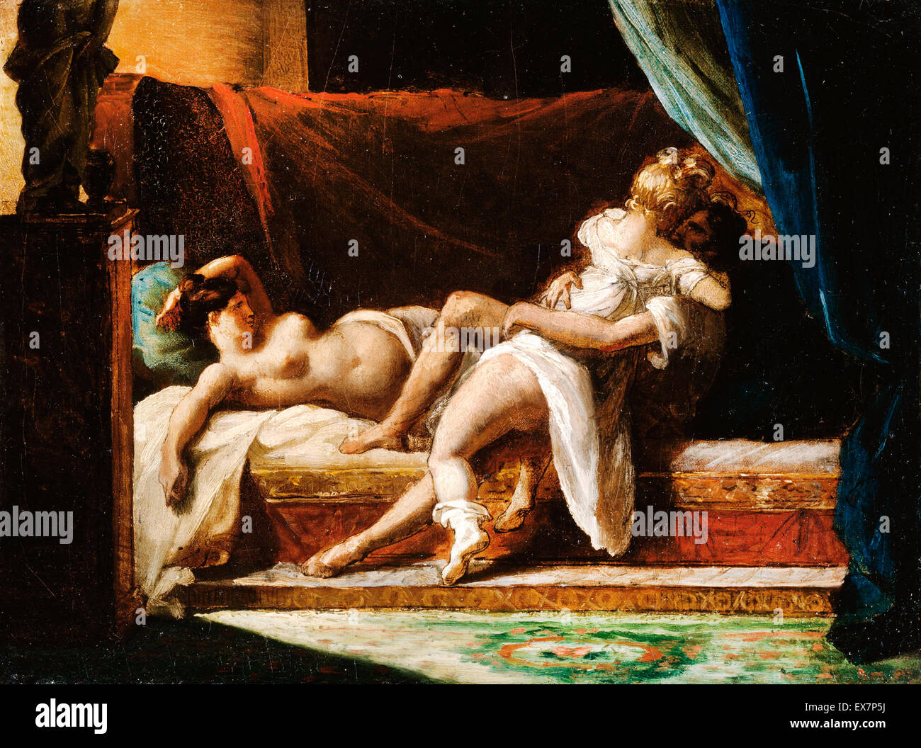 Theodore Gericault, tre amanti. 1817-1820 Olio su tela. Il J. Paul Getty Museum di Los Angeles, Stati Uniti d'America. Foto Stock