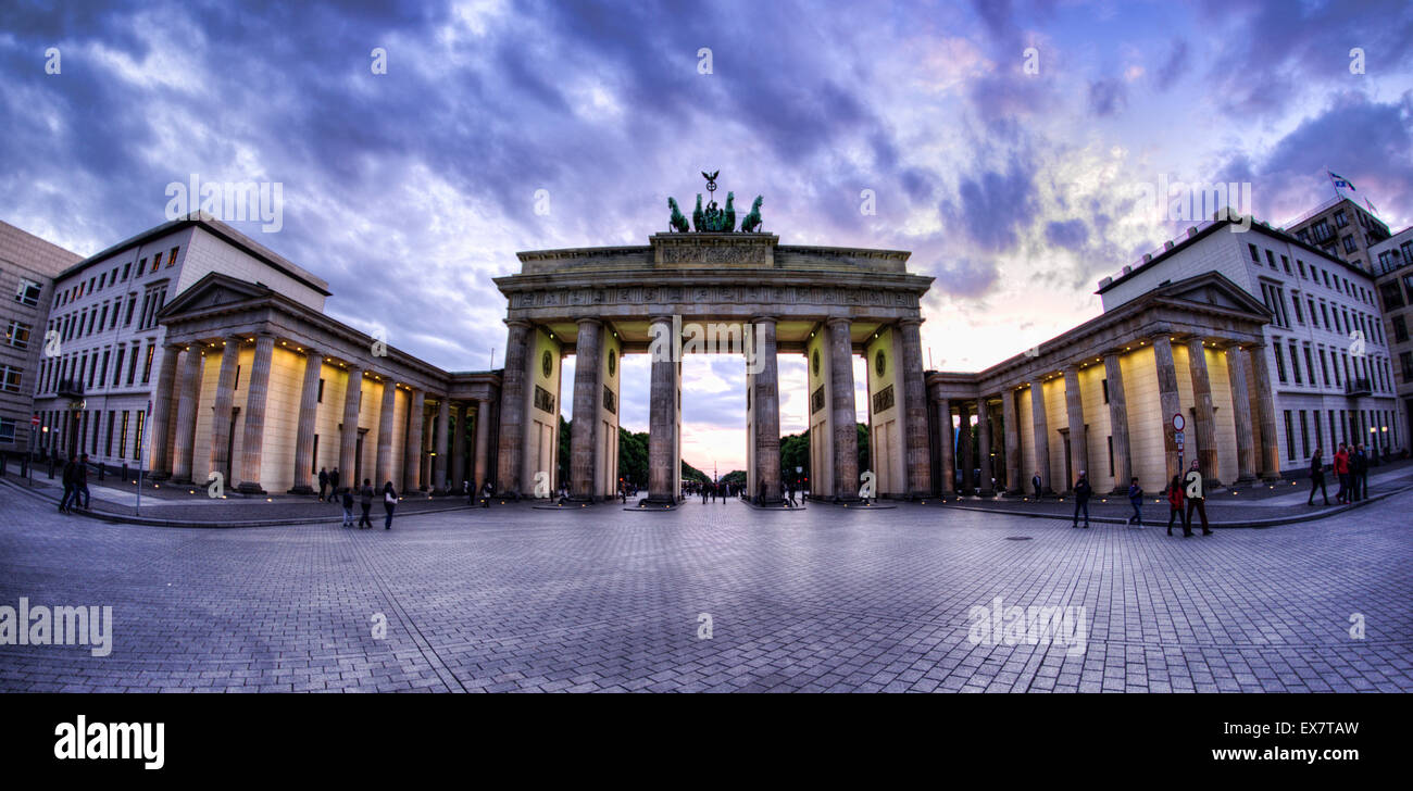 Brandenburger Tor berlin Foto Stock