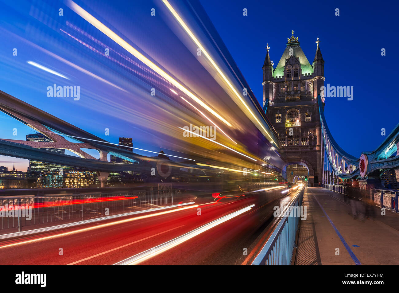 London Tower Bridge Foto Stock