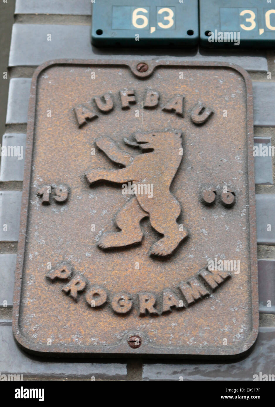 " Berlino Aufbau'-Programm der 60er Jahre', Berlino. Foto Stock