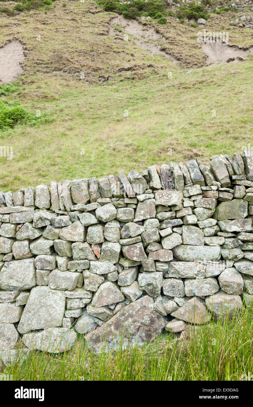 Parete stalattite tipica di quelle che si trovano nel Derbyshire e il Parco Nazionale di Peak District, England, Regno Unito Foto Stock