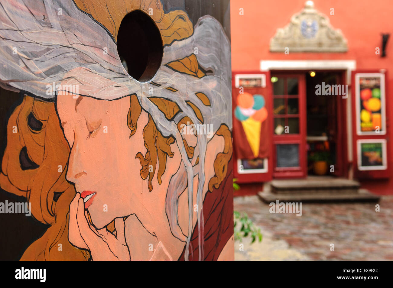 Ice Cream store. Tallinn. Estonia Foto Stock