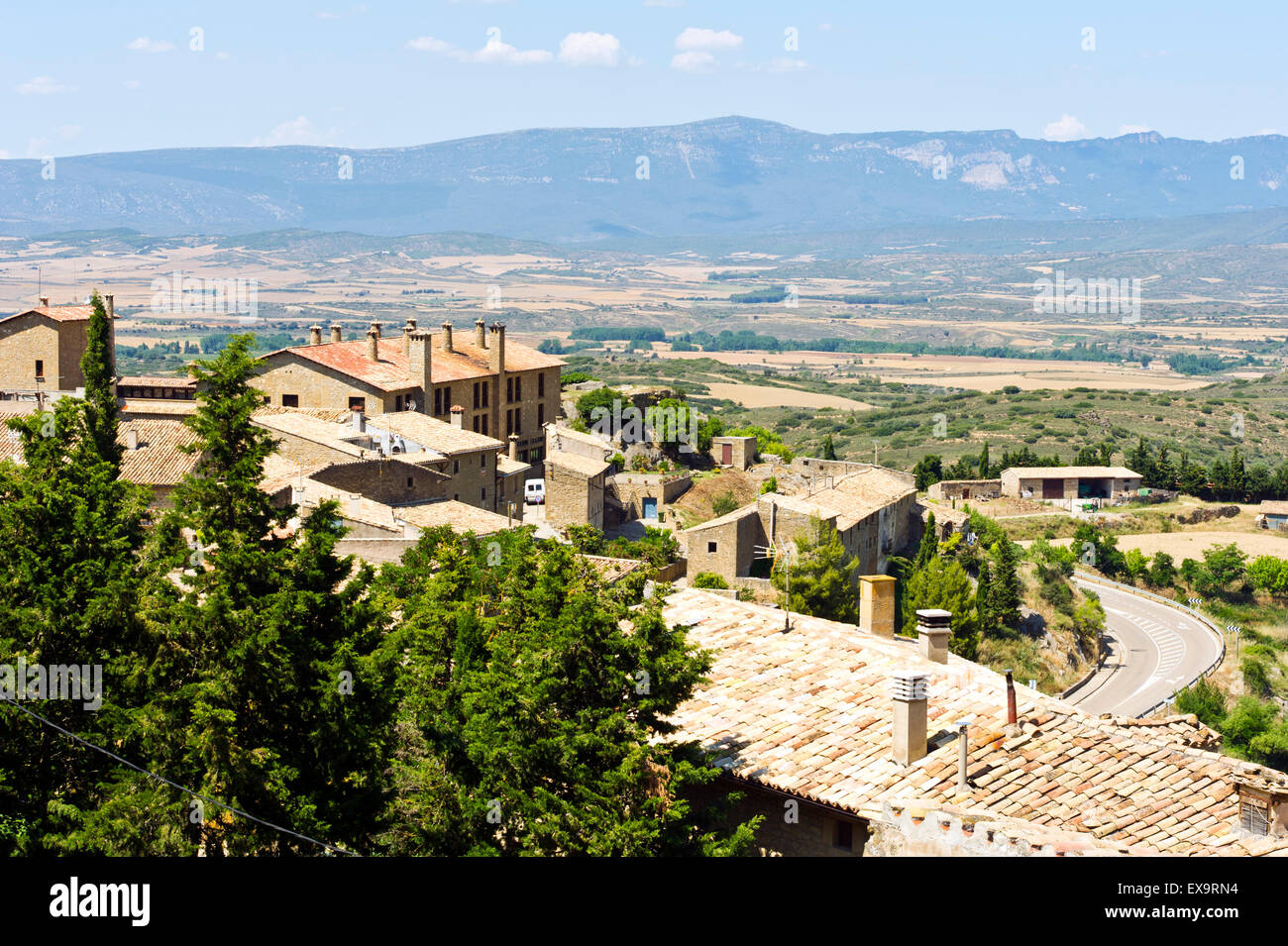 Sos del Rey Católico, Aragón, nel nord della Spagna. Foto Stock