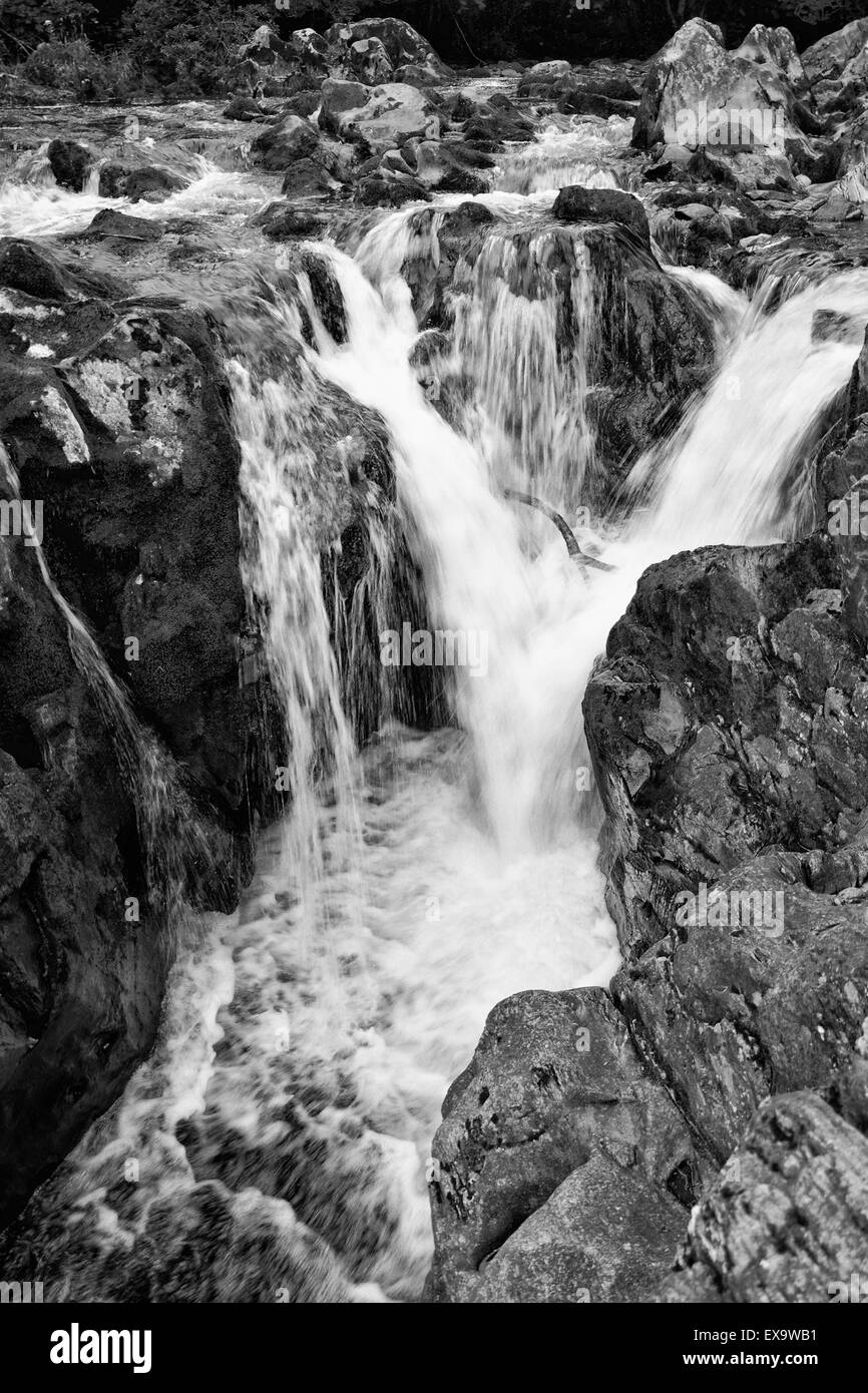 Betws y coed River Foto Stock