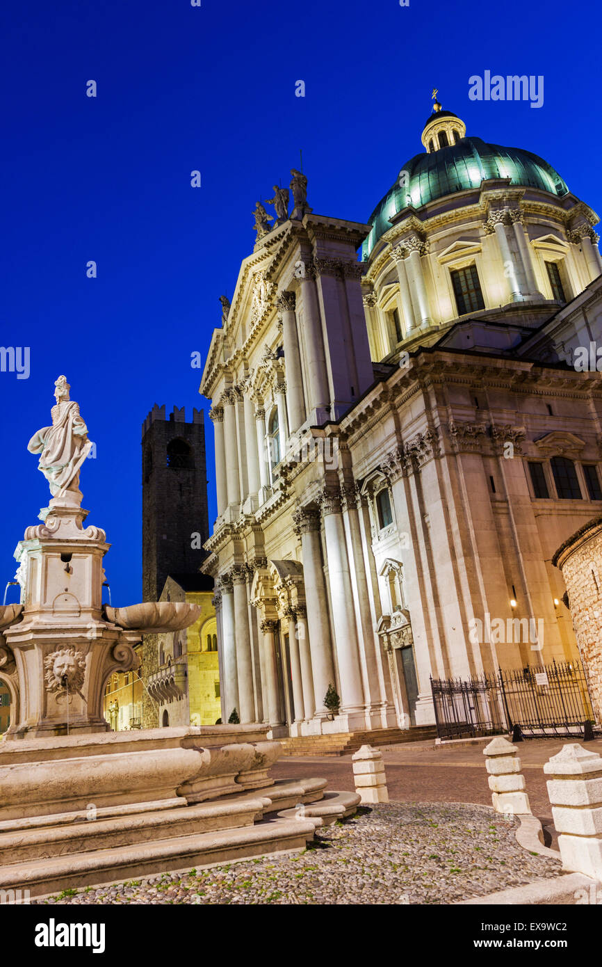 La nuova cattedrale di Brescia in Italia Foto Stock