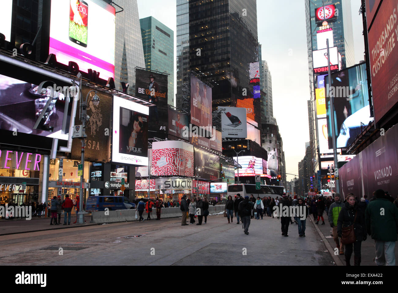 Times Square a New York Foto Stock