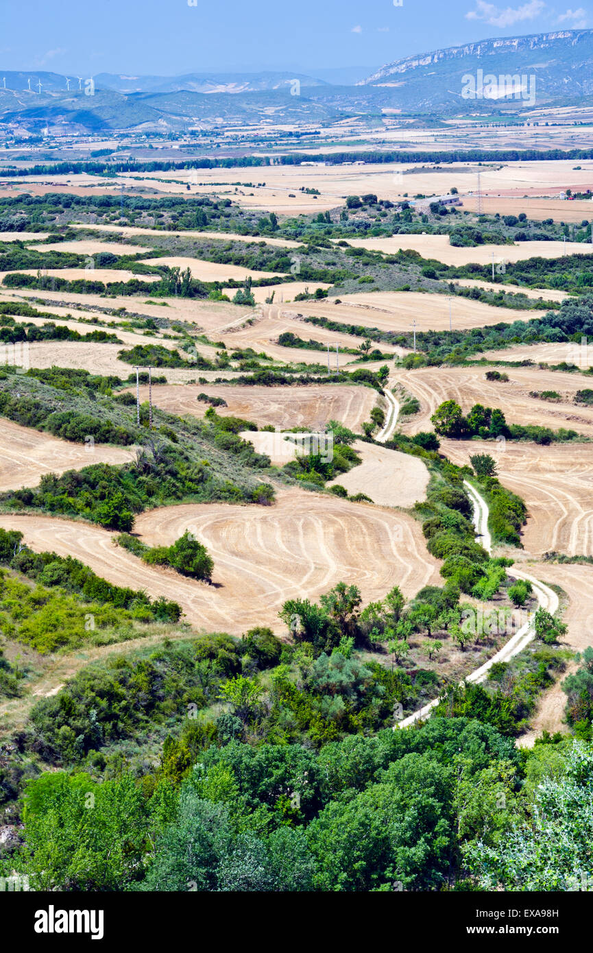 Sos del Rey Católico, Aragón, nel nord della Spagna. Foto Stock