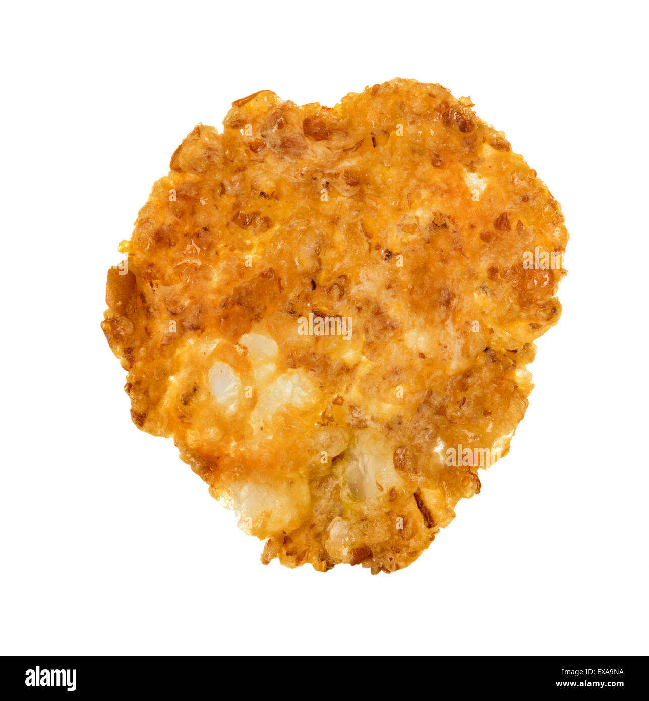 Fiocchi, cereali per la colazione isolati su sfondo bianco Foto Stock