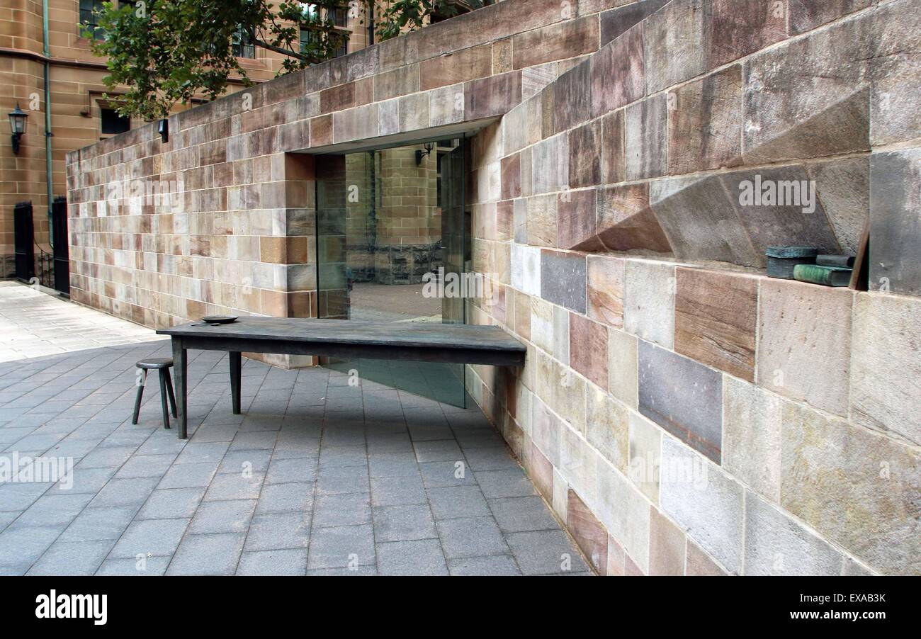 La carestia irlandese Memorial Hyde Park Barracks Sydney Australia Foto Stock