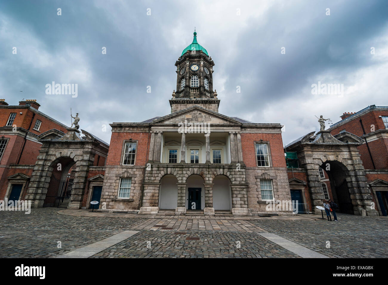 Sala del castello in castello di Dublino, Dublino Repubblica di Irlanda, Europa Foto Stock