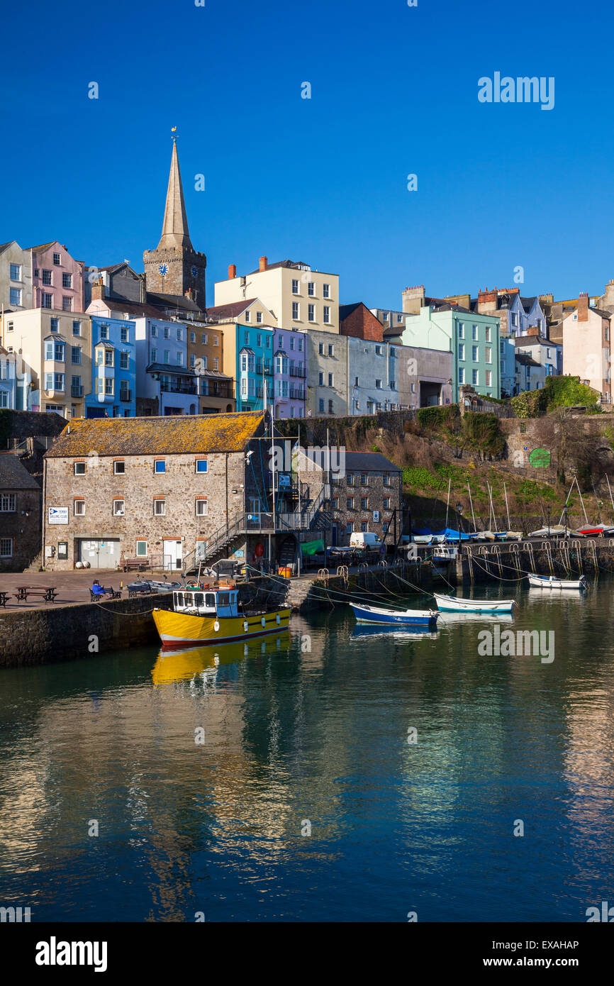 Tenby, West Wales, Pembrokeshire, Wales, Regno Unito, Europa Foto Stock