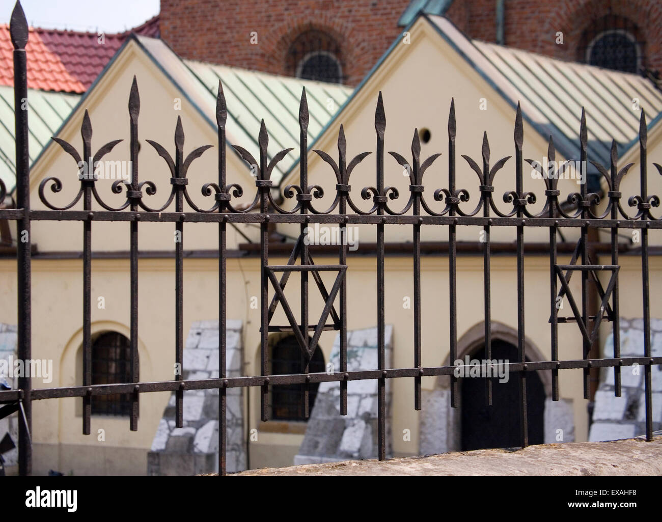 Polonia Cracovia, la Vecchia Sinagoga, nel quartiere Kazimierz Foto Stock