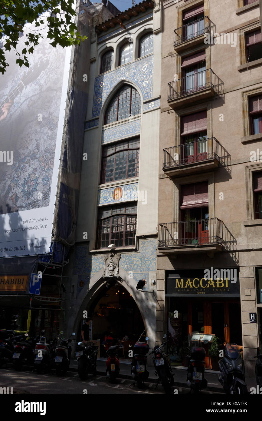 Las Ramblas di Barcellona Foto Stock