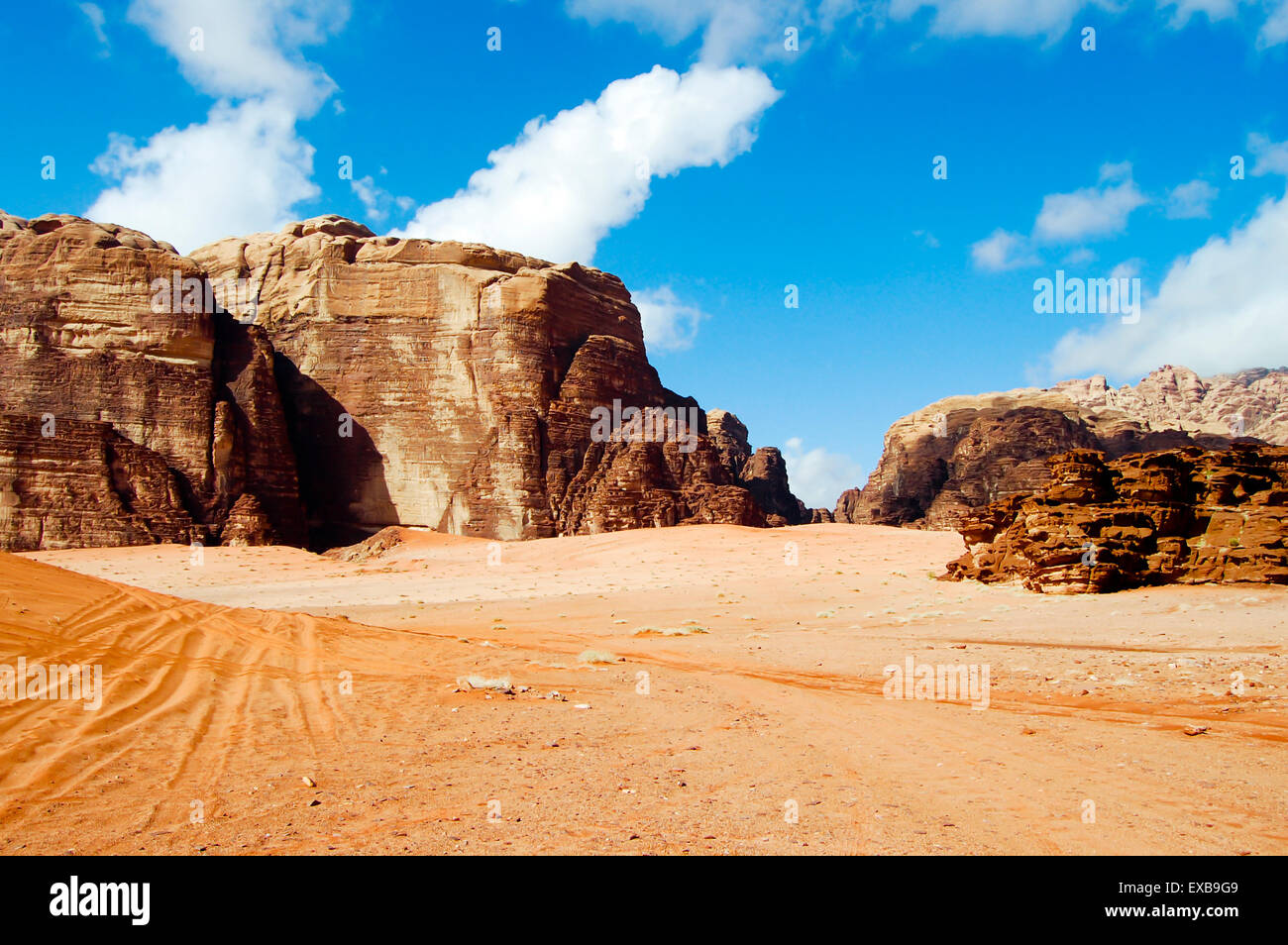 Wadi Rum - Giordania Foto Stock