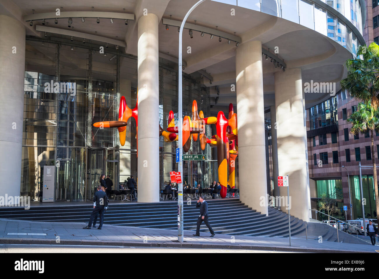 1 Bligh Street, "giorno dopo giorno' scultura, da James Angus, CBD di Sydney, Australia Foto Stock