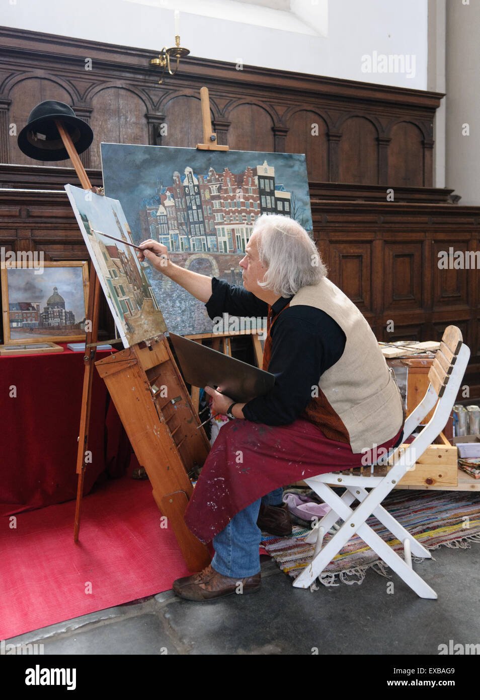 "Vecchio Master', Westerkerk, Amsterdam Foto Stock