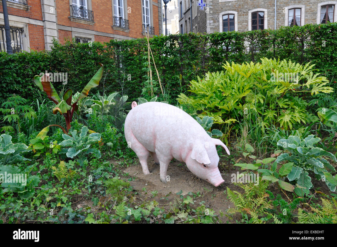 Arte giardino boulogne Foto Stock